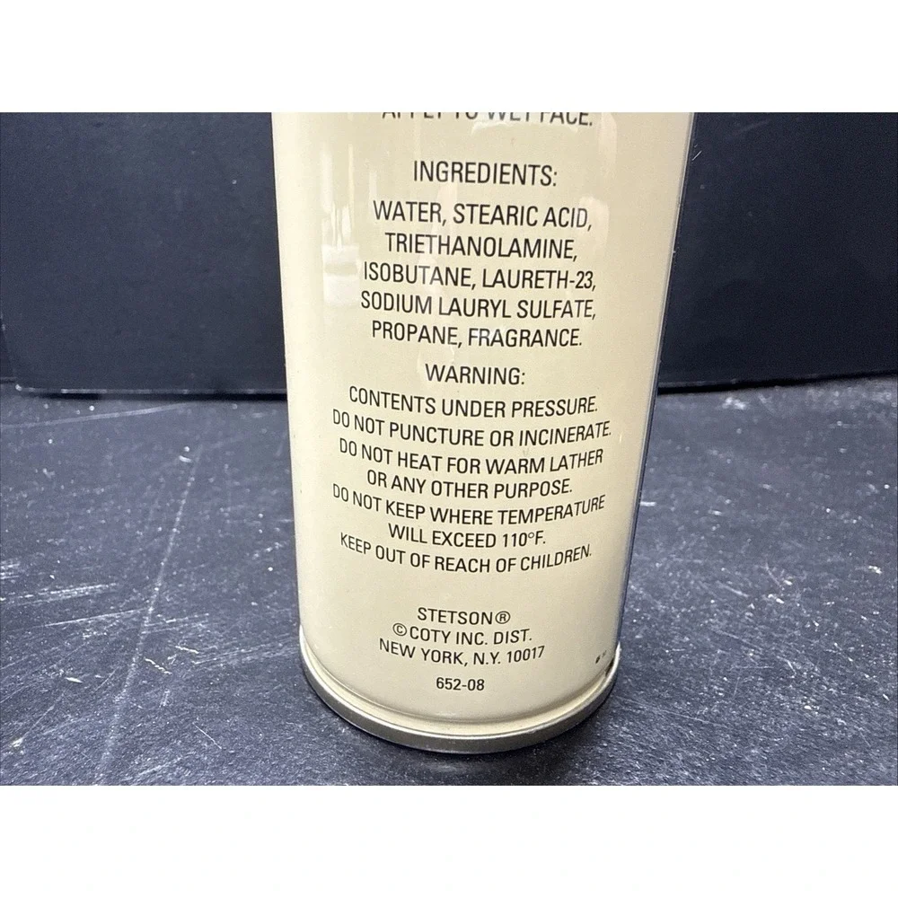 Stetson Conditioning Shave Cream For Men 6.0 OZ‎ New
